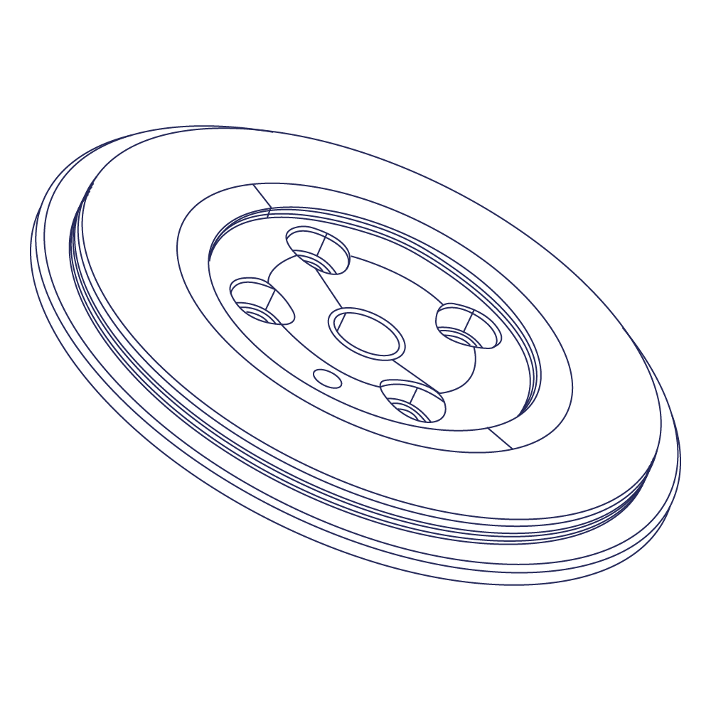 S4DS/4LF/4LGZ Deepback Oil Seal Plate