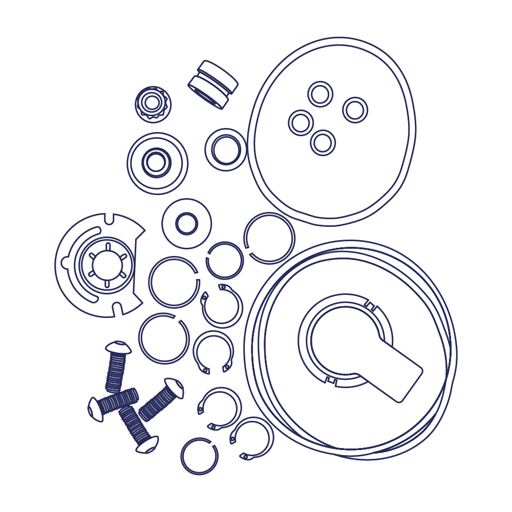 TD025/TD03 turbo repair kit