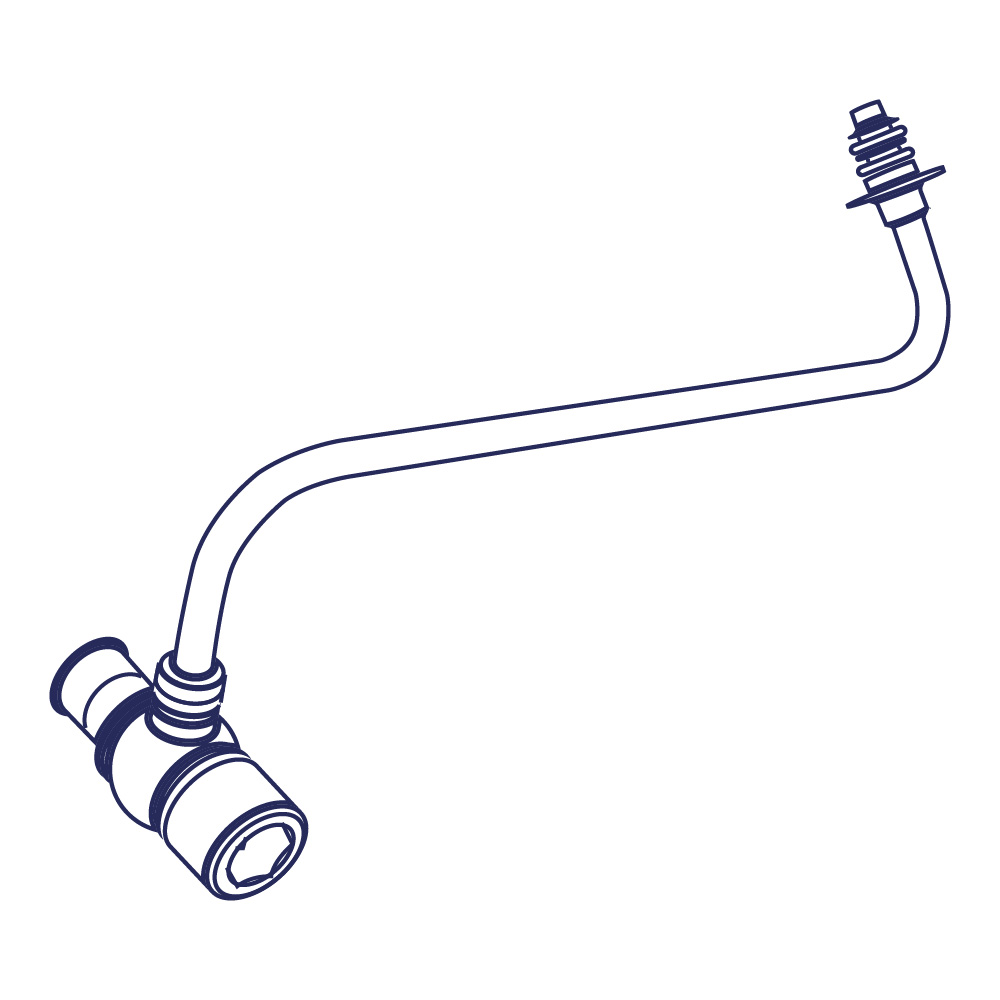 17201-17070 GT2359V OIL PIPE