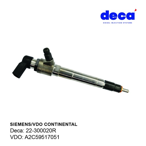 [22-300020R] ORIGINAL NEW SIEMENS/VDO INJ A2C59517051 PIEZO