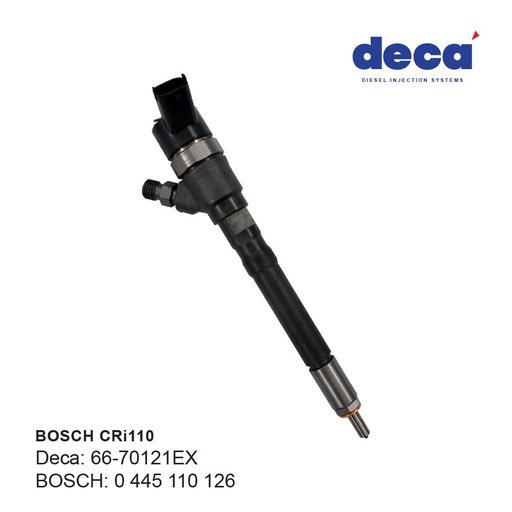 [66-70121EX] BOSCH 0 445 110 126 Reman CR Injector
