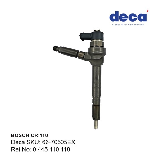 [66-70505EX] A/M REMAN INJ COMPATIBLE WITH 0445110118 CRI2.1