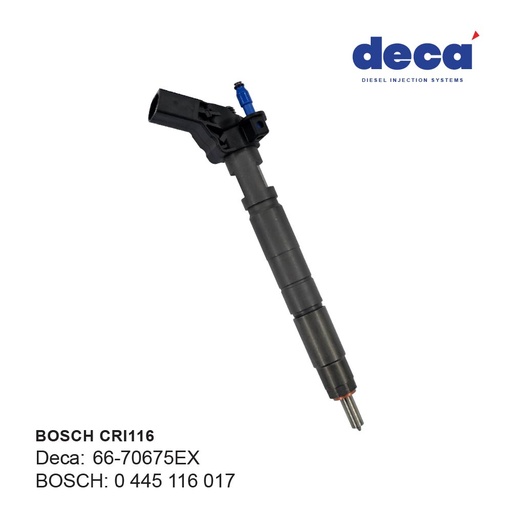 [66-70675EX] BOSCH 0 445 116 017 Reman Piezo inj
