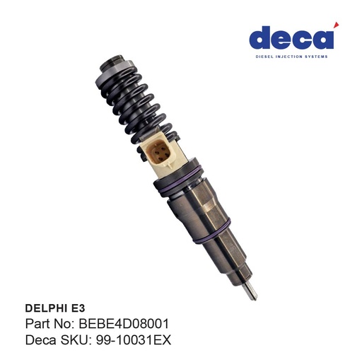 [99-10031EX] A/M REMAN INJ COMPATIBLE WITH BEBE4D08001 E3 4 PIN EUI