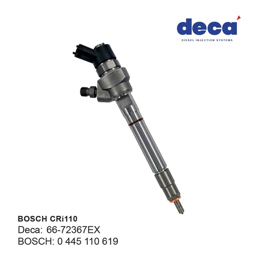 [66-72367EX] A/M REMAN INJECTOR COMPATIBLE WITH 0 445 110 451/619
