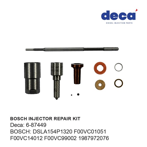 [6-87449] A/M INJECTOR REPAIR KIT FOR 0 445 110 181