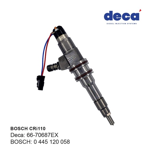 [66-70687EX] A/M REMAN INJECTOR COMPATIBLE WITH 0 445 120 058