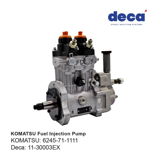 [11-30003EX] 6245-71-1111 KOMATSU REMAN INJECTOR PUMP