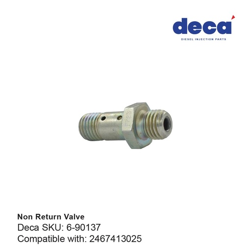 [6-90137] A/M Non Return Valve Compatible With 2467413025